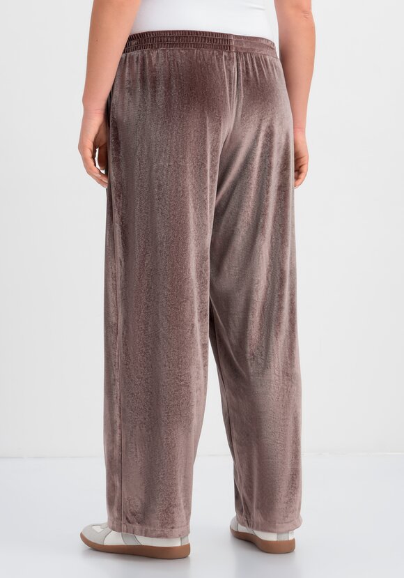 Брюки бархатные прямого кроя шир.  580, рис. 3