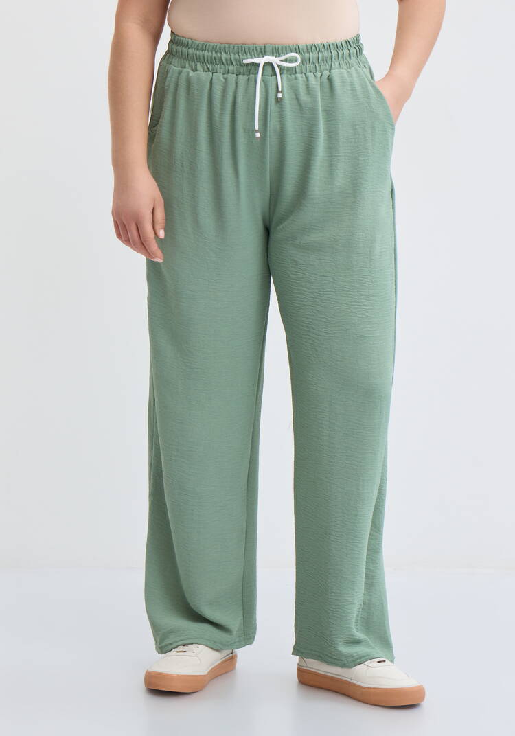 Брюки широкие прямые от бедра шир.  750, рис. 4