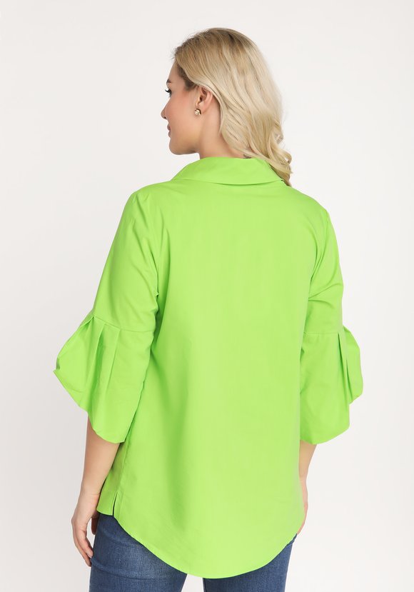 Блуза с декоративной цепочкой шир.  580, рис. 10