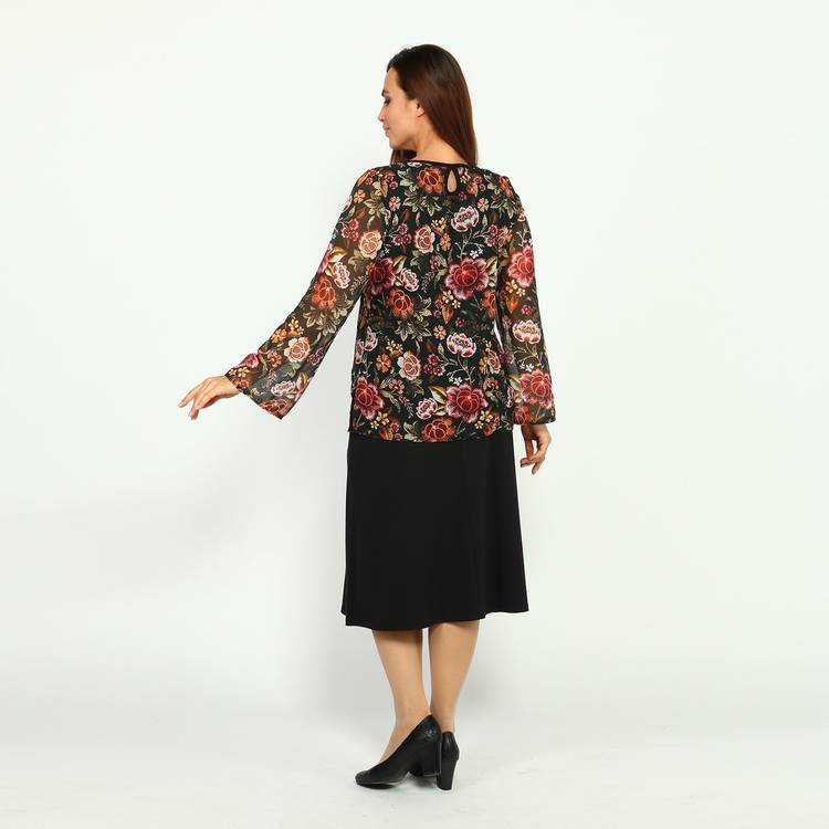 Юбка-трапеция на резинке шир.  750, рис. 7