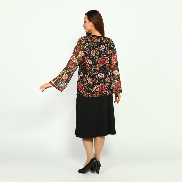 Юбка-трапеция на резинке шир.  580, рис. 7