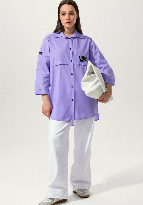 Рубашка с патами на рукаве Джоан шир.  580, рис. 26