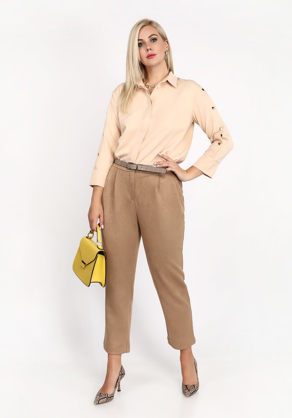 Блуза с застежкой на рукавах шир.  580, рис. 6