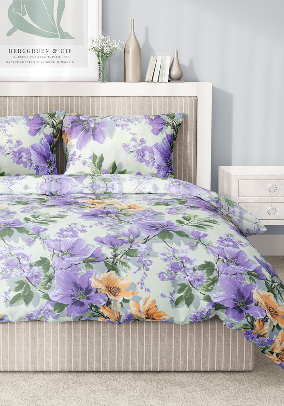 КПБ бязь Цветочная рапсодия шир.  580, рис. 10