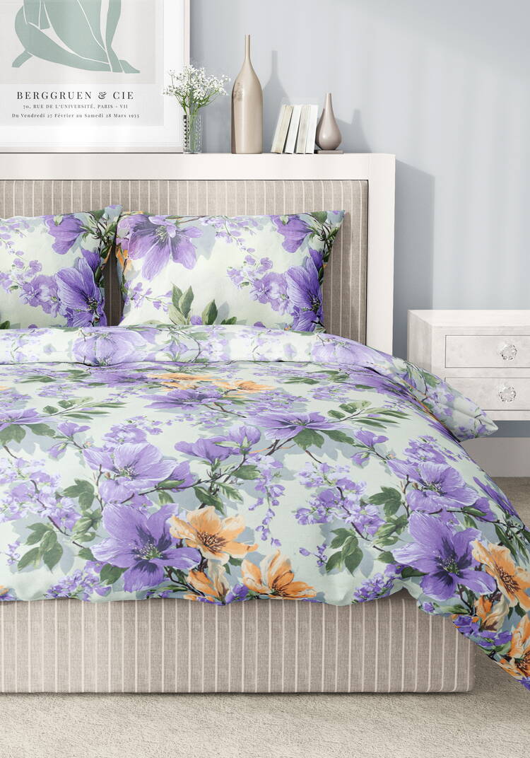 КПБ бязь Цветочная рапсодия шир.  750, рис. 10