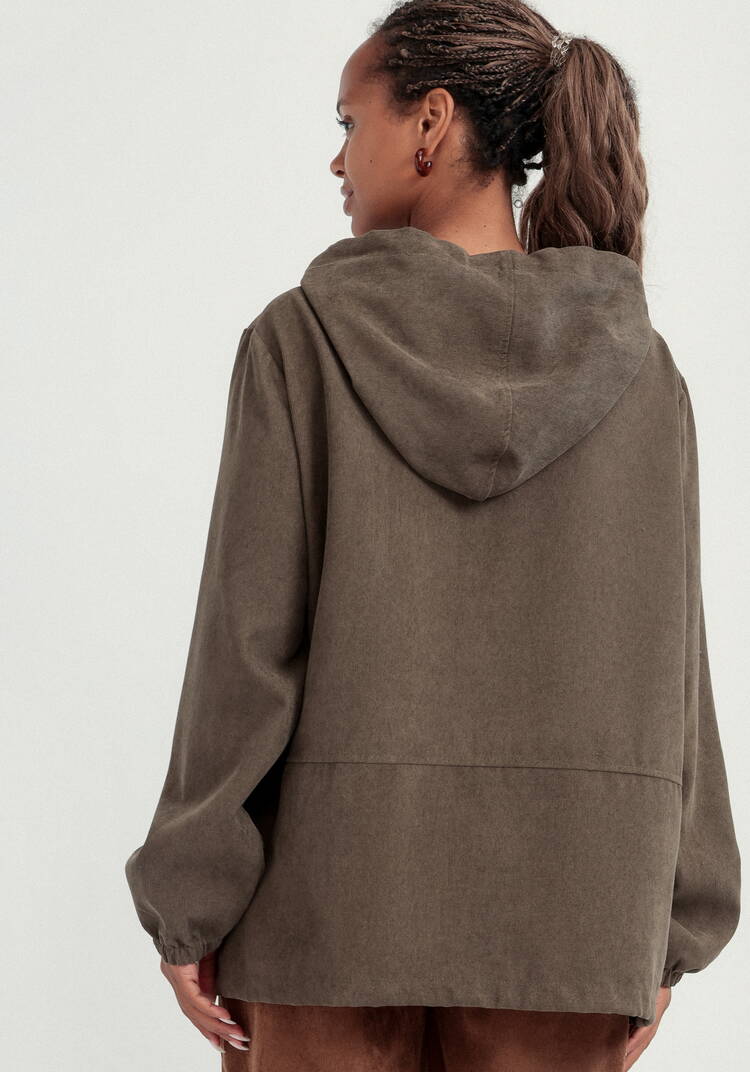 Куртка вельветовая с капюшоном на молнии шир.  750, рис. 19