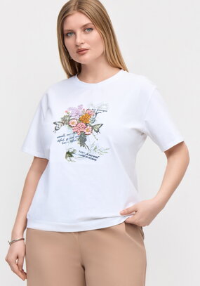 Футболка с вишивкой Флоранс