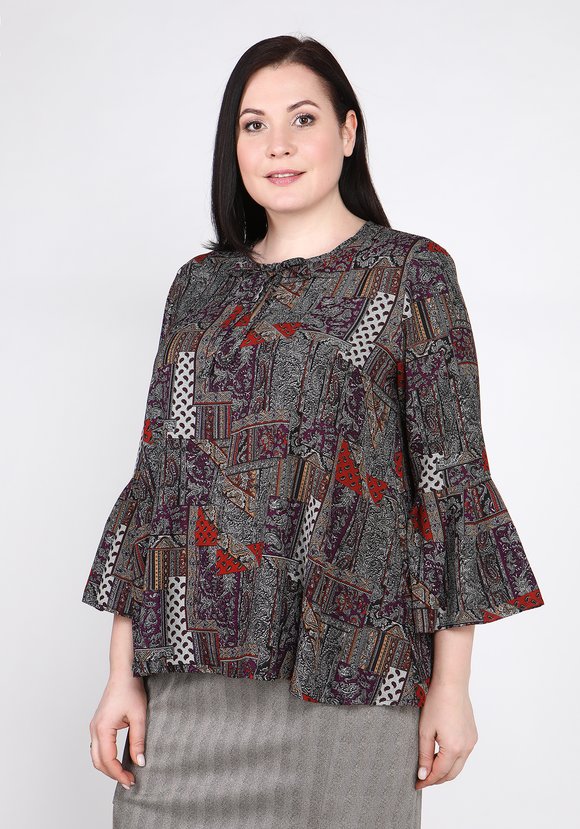 Туника в этническом стиле шир.  580, рис. 2