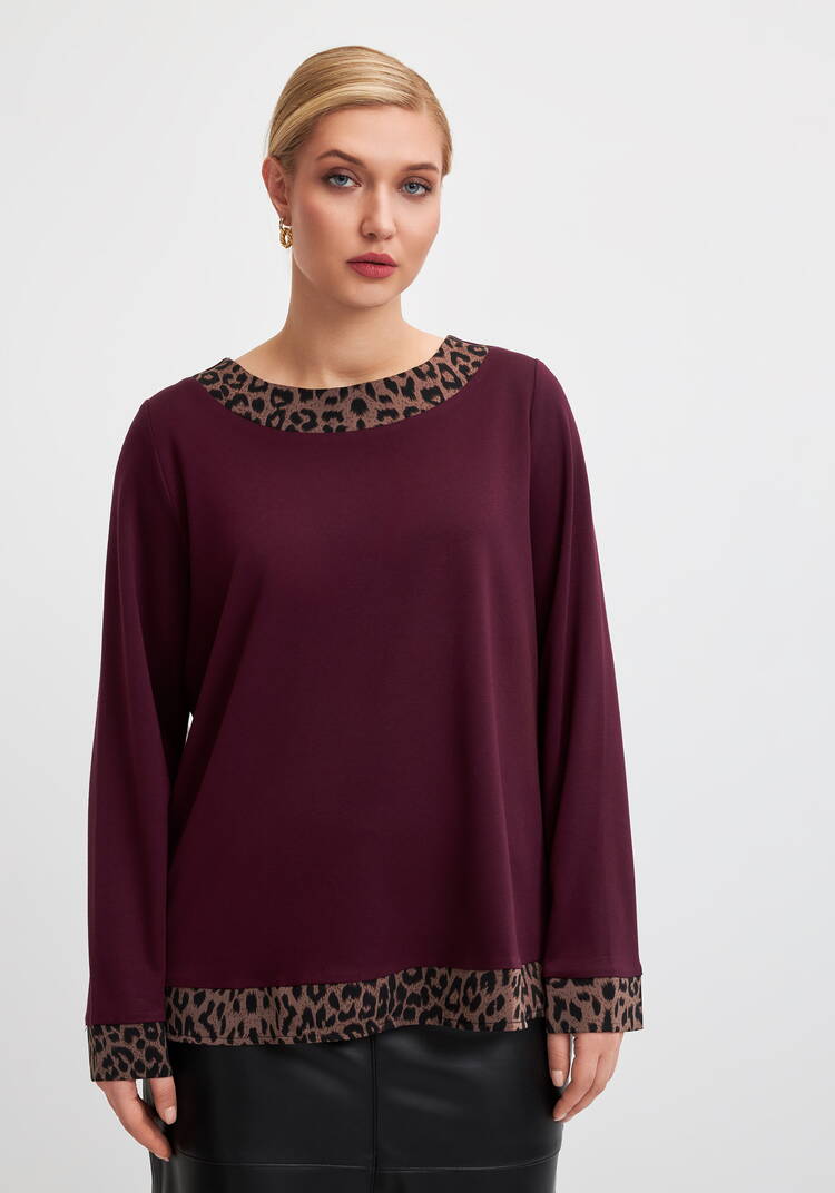 Блуза трикотажная с вставкой шир.  750, рис. 10