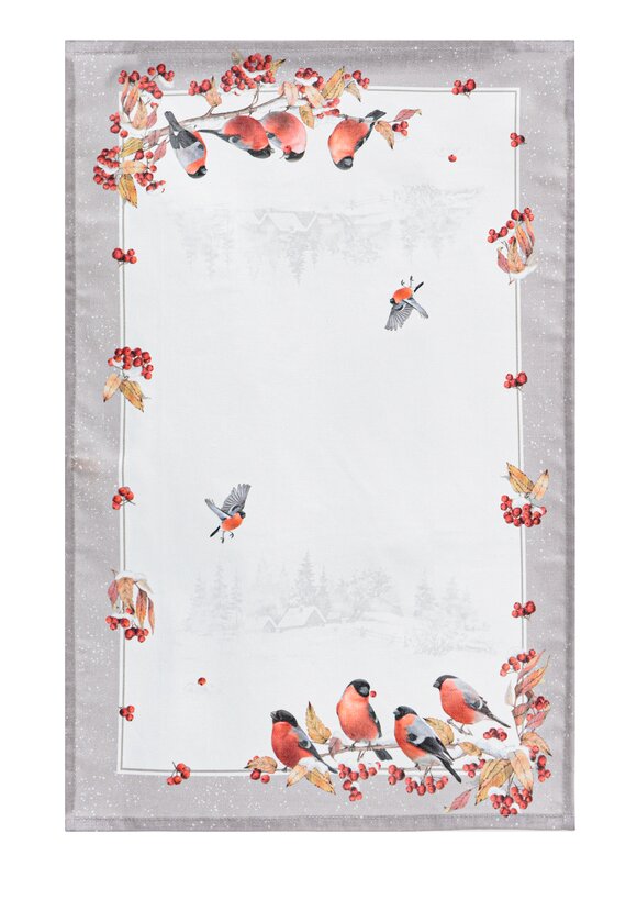 Набор полотенец Снегири, 2 шт. шир.  580, рис. 8