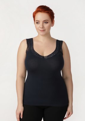 Майка с широкими бретелями Эмма