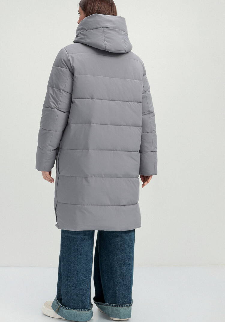 Пуховик с боковыми карманами на молнии шир.  750, рис. 34