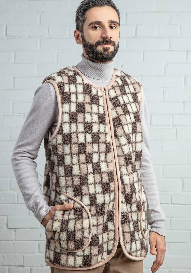 Жилет WOOLHOUSE  Бари, пэчворк шир.  750, рис. 1