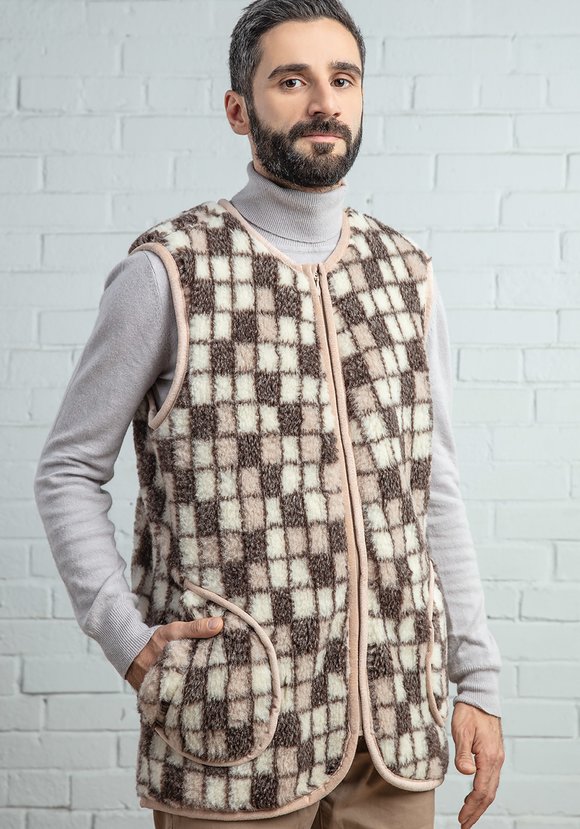 Жилет WOOLHOUSE  Бари, пэчворк шир.  580, рис. 1