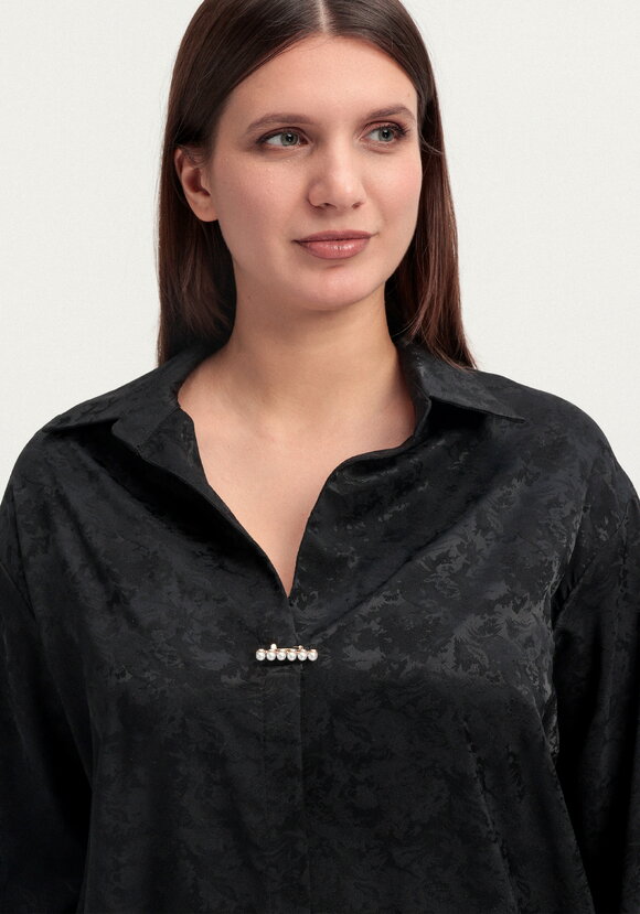 Блуза из шелка с рисунком шир.  580, рис. 12