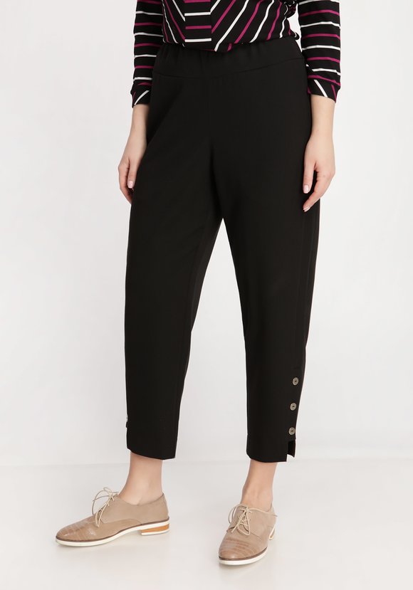 Брюки на резинке высокой посадки шир.  580, рис. 1