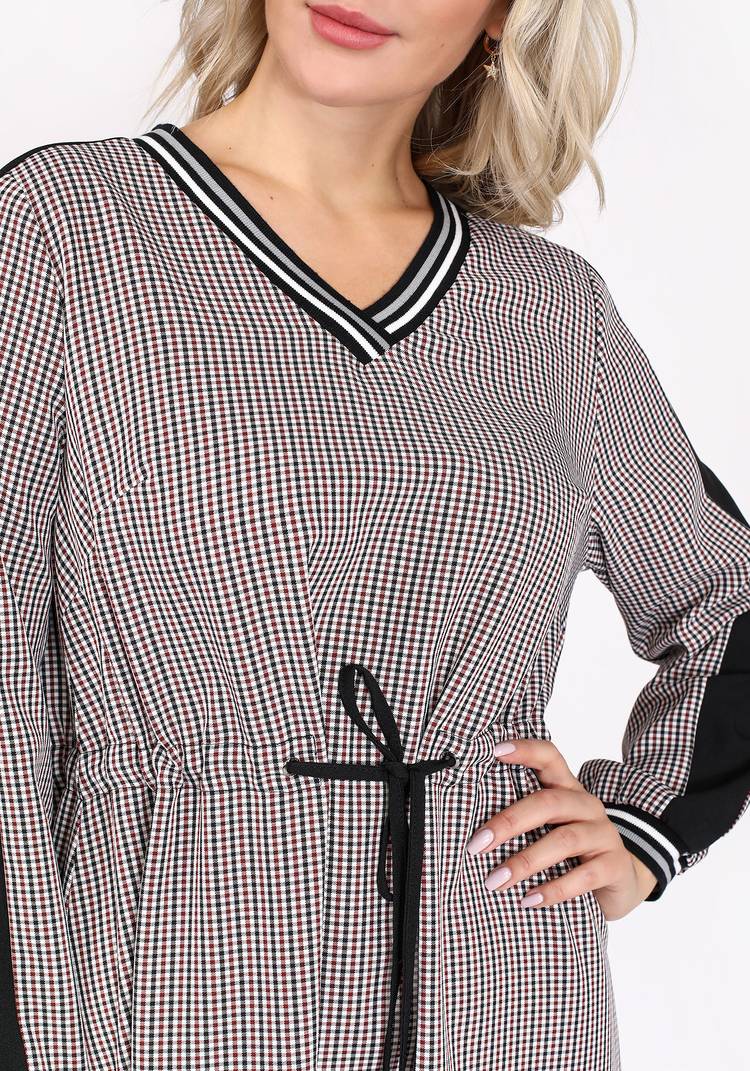 Платье миди с кулиской на талии шир.  750, рис. 4