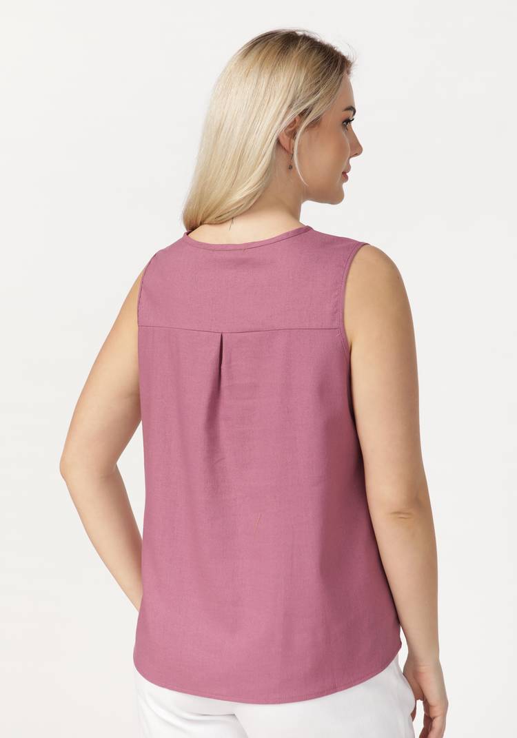 Блуза без рукавов с круглым вырезом шир.  750, рис. 23