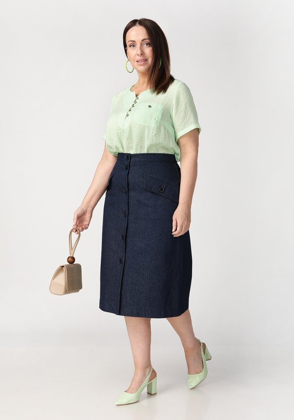 Блуза Легкость движения шир.  580, рис. 13