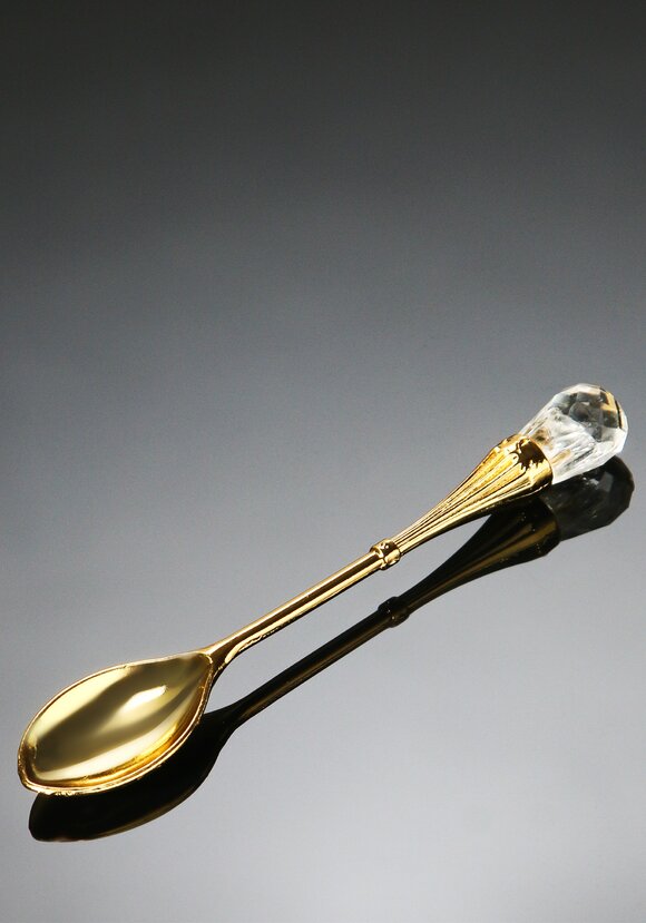 Икорница с ложкой Лебедь + подарок шир.  580, рис. 2