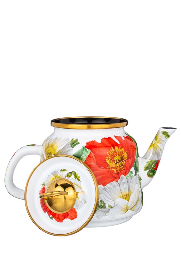 Чайник эмалированный, серия Маки шир.  580, рис. 2