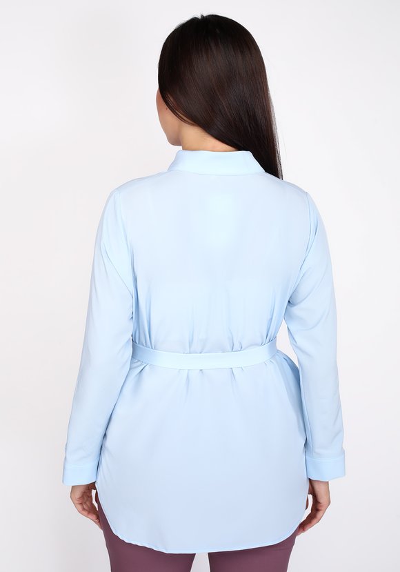 Рубашка классическая с поясом шир.  580, рис. 11