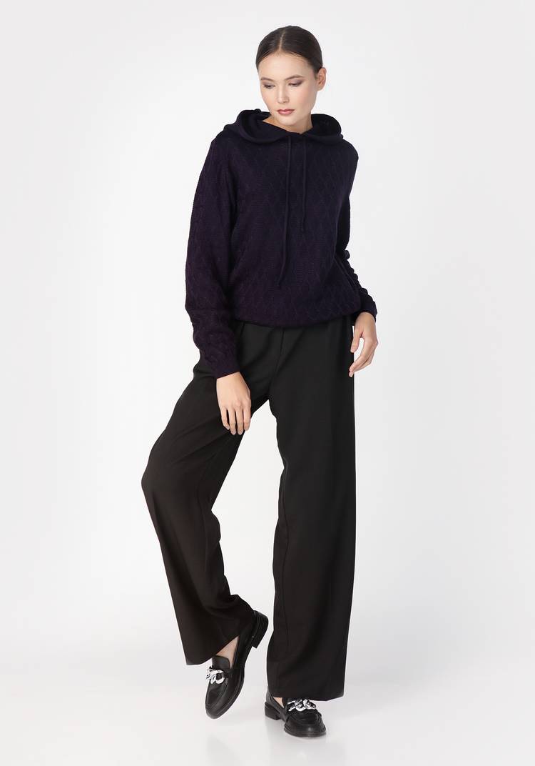 Джемпер женский с капюшоном шир.  750, рис. 3