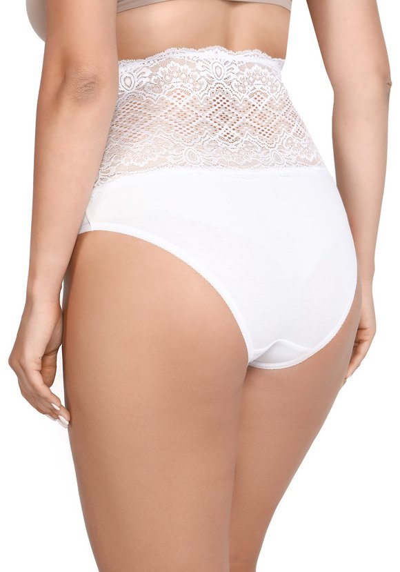 Женские трусы с высокой талией Кружевная магия, 2 шт шир.  580, рис. 5