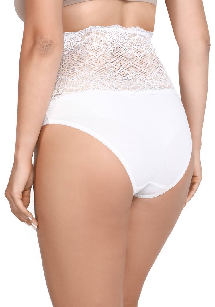 Женские трусы с высокой талией Кружевная магия, 2 шт шир.  750, рис. 5