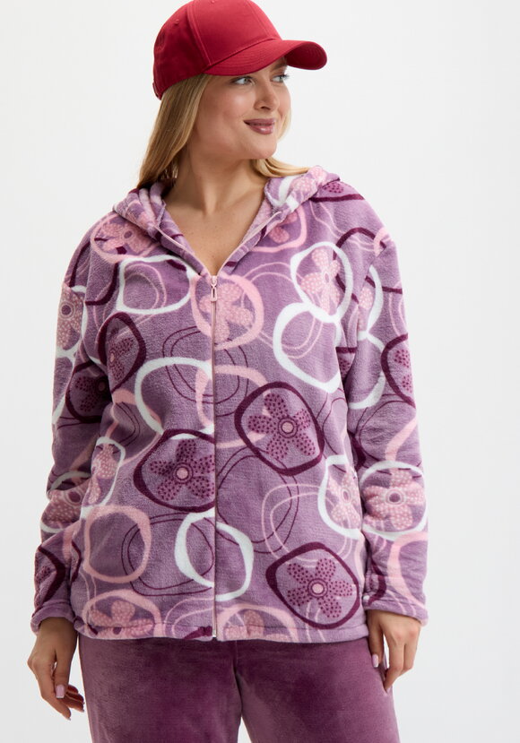 Толстовка из велсофта на молнии шир.  580, рис. 1