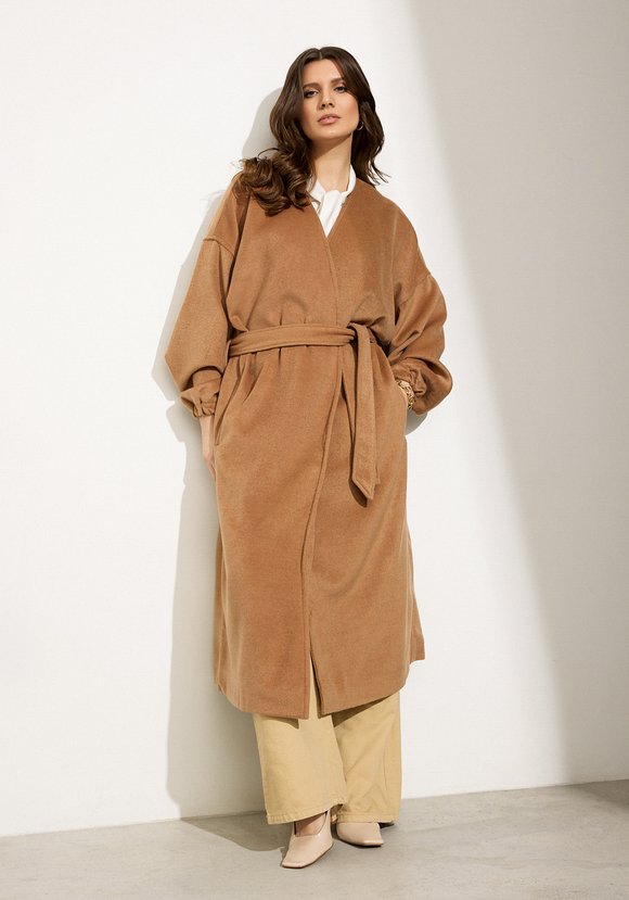 Пальто с V-образным вырезом шир.  580, рис. 6