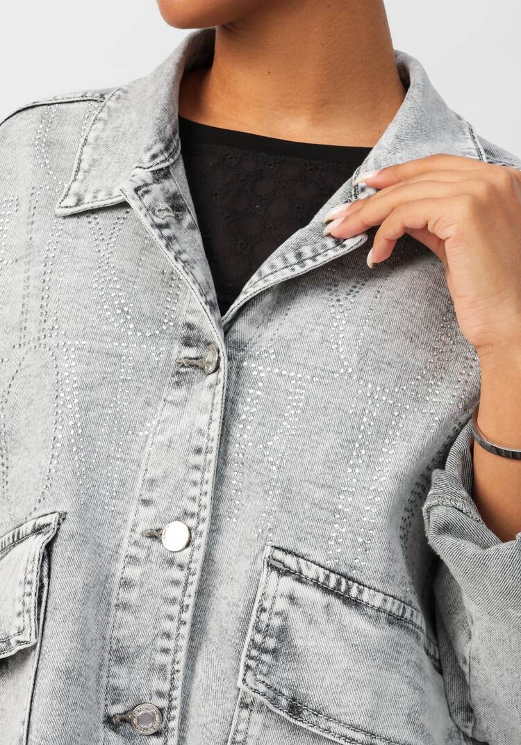 Куртка джинсовая Милана шир.  750, рис. 10