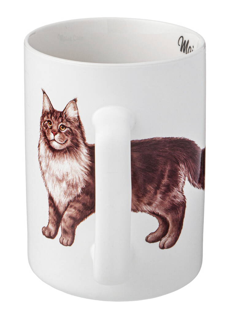 Кружки из фарфора Любимцы, 2 шт. шир.  750, рис. 3