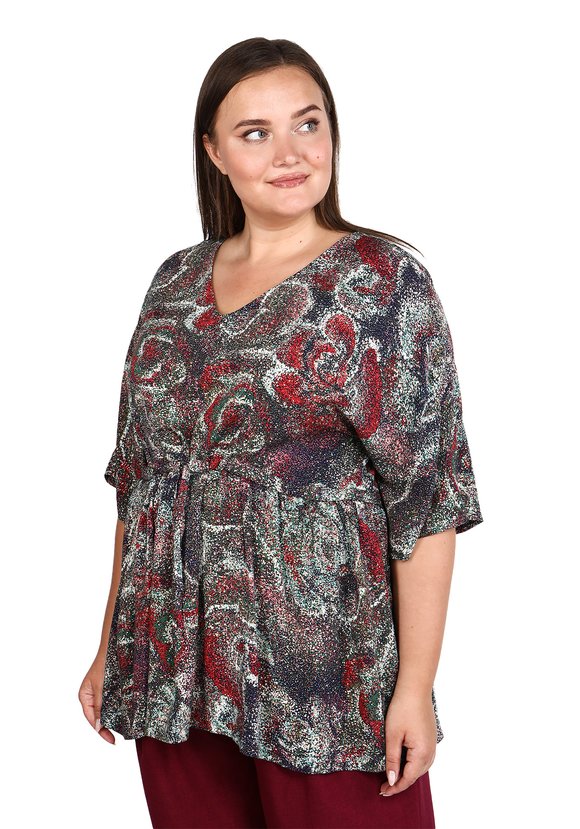 Блуза Яркие Мечты шир.  580, рис. 5