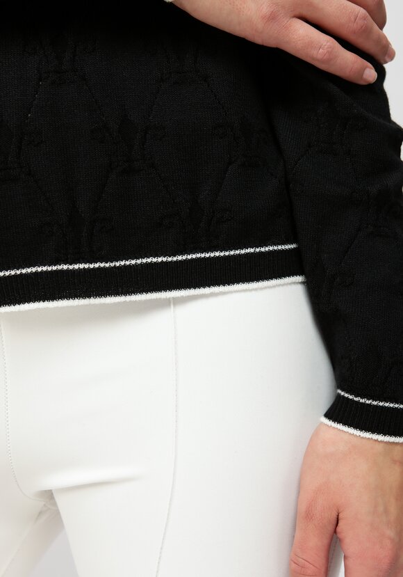 Джемпер с фактурным принтом шир.  580, рис. 6