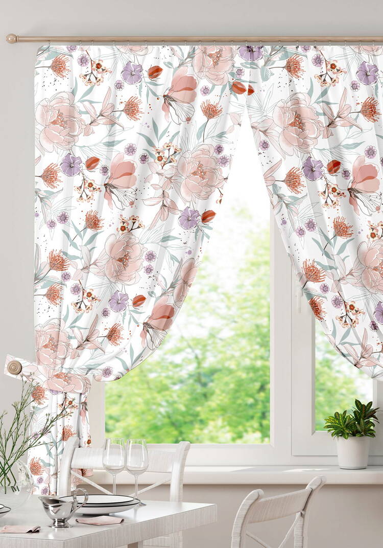 Шторы для кухни с подхватами шир.  750, рис. 2