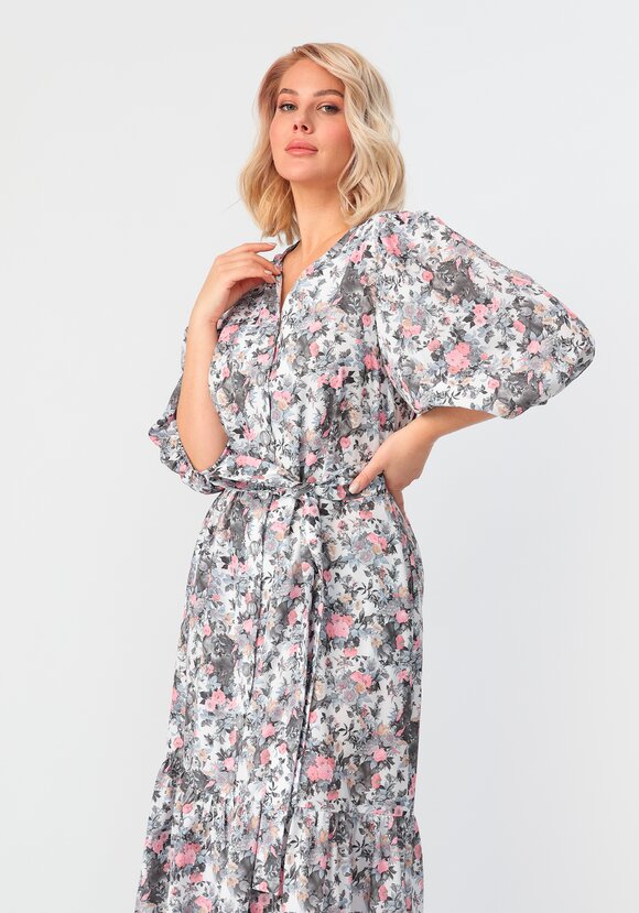 Платье с объемным рукавом свободного кроя шир.  580, рис. 11