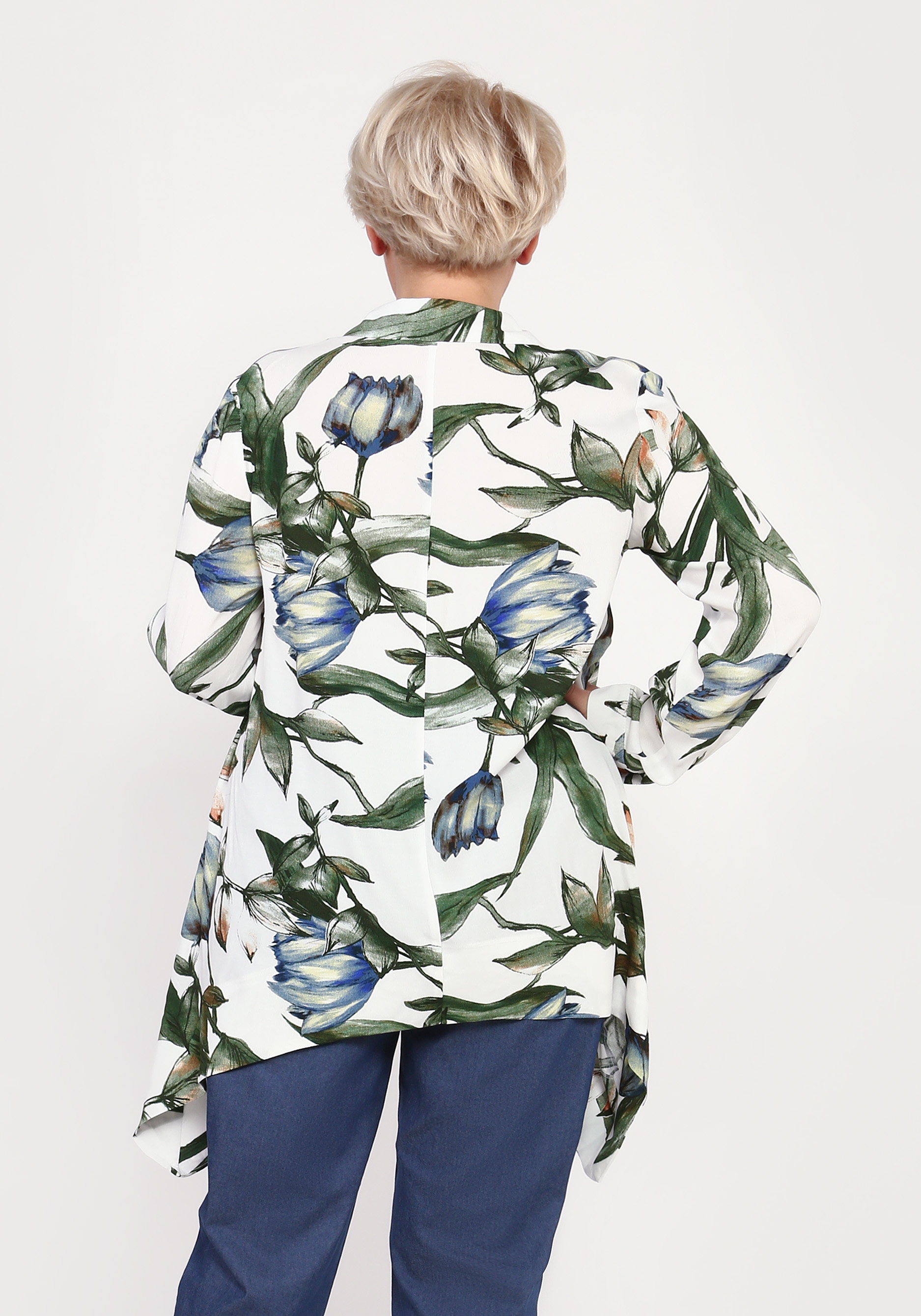 Блузка с асимметричным низом Frida, размер 44, цвет коричневый - фото 3