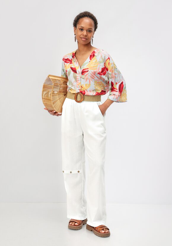 Брюки с декоративной планкой шир.  580, рис. 38