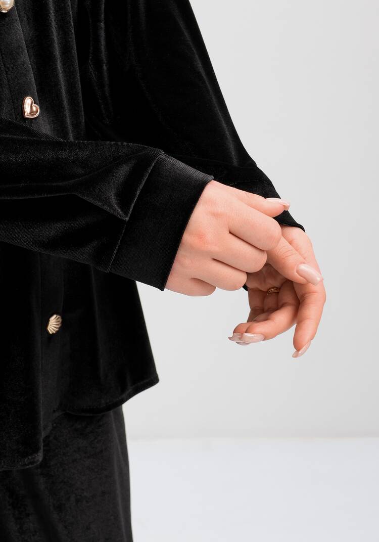 Блуза с дизайнерскими пуговицами шир.  750, рис. 16