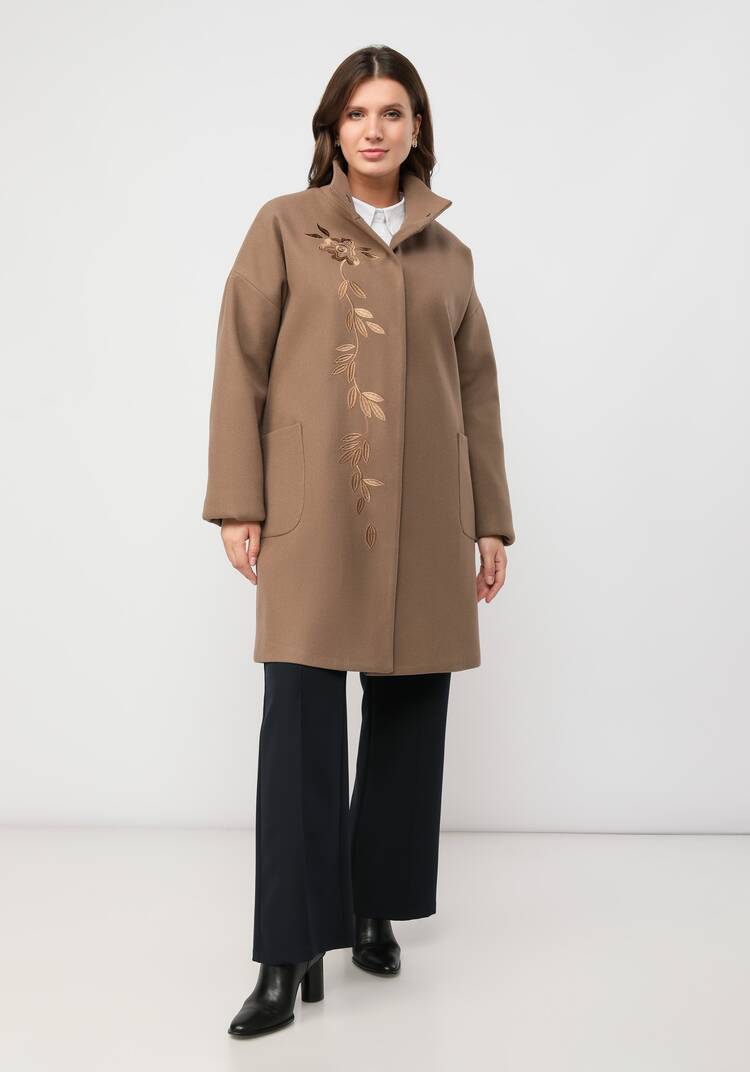 Пальто с вышивкой шир.  750, рис. 10