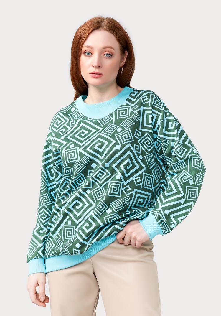 Джемпер из трикотажной ткани шир.  750, рис. 7