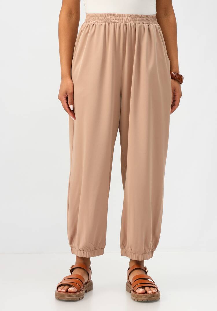 Брюки бананы на резинке с карманами шир.  750, рис. 20