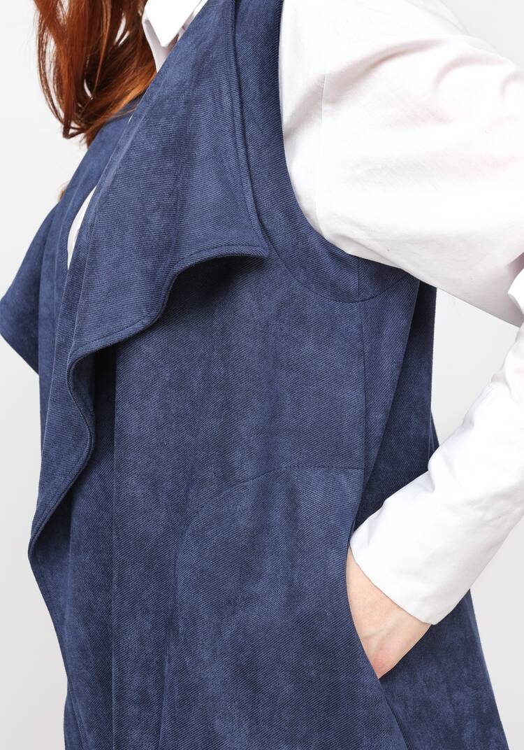 Жилет свободного кроя без застежки шир.  750, рис. 16