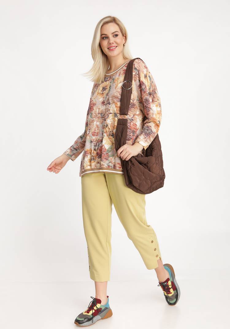 Брюки на резинке высокой посадки шир.  750, рис. 15