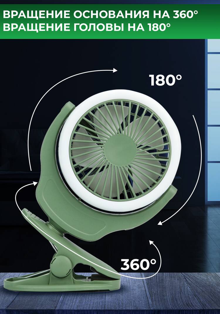 Портативный вентилятор Солнечный ветерок шир.  750, рис. 2