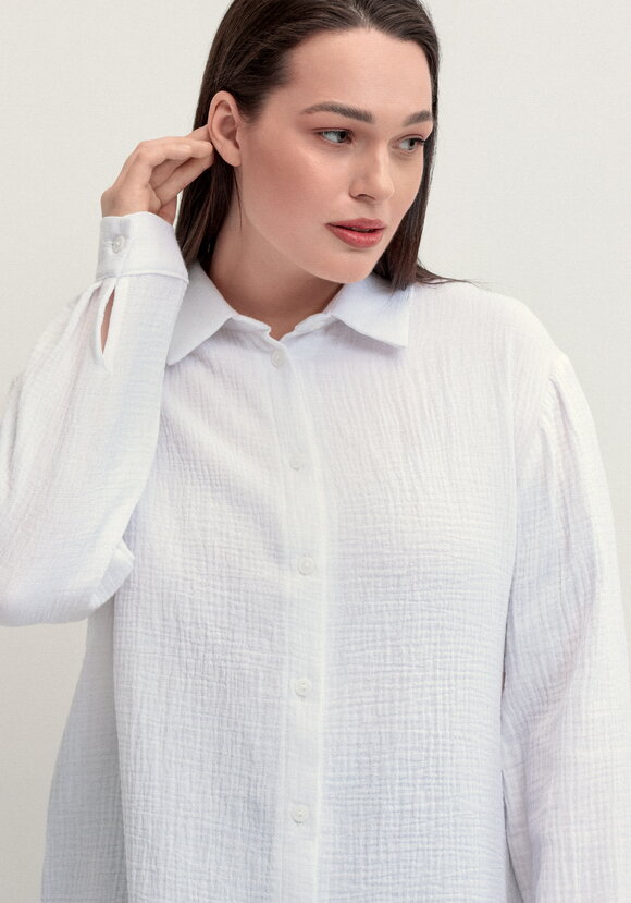 Рубашка муслиновая свободного кроя шир.  580, рис. 54