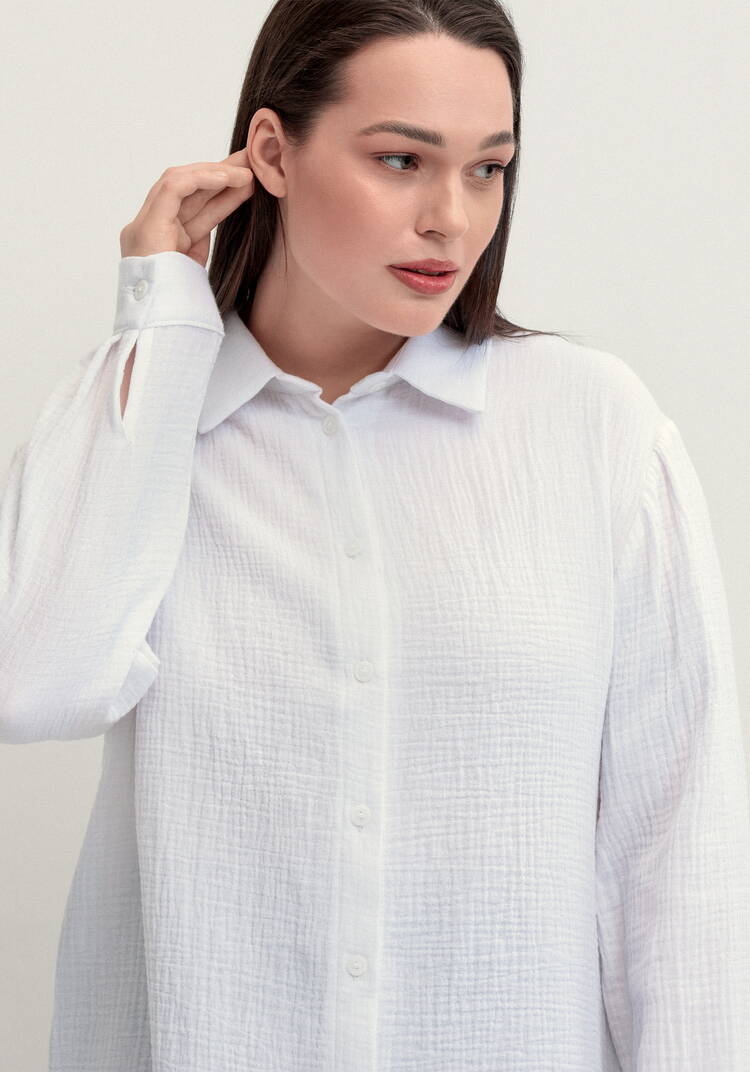 Рубашка муслиновая свободного кроя шир.  750, рис. 54