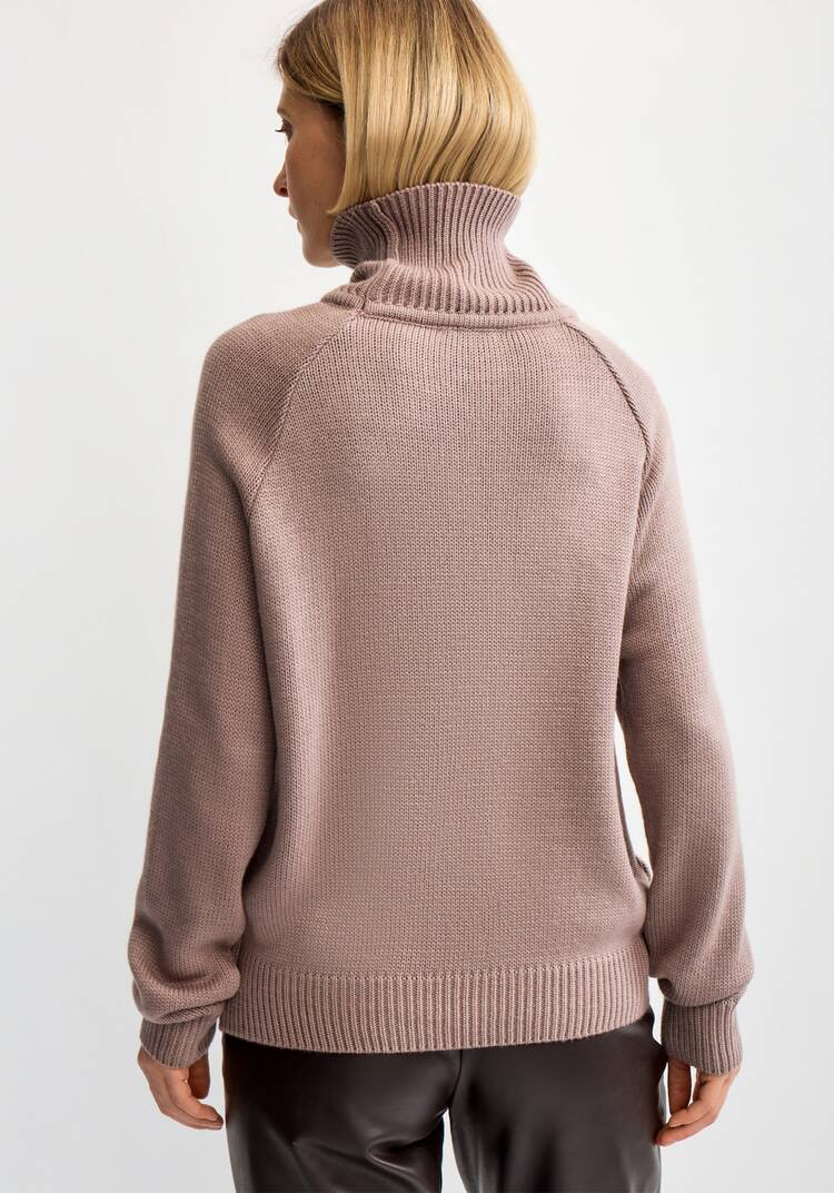 Свитер с ажурным рисунком шир.  750, рис. 40