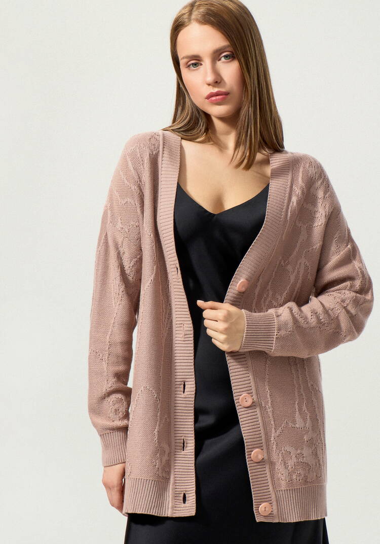 Кардиган удлиненный с абстрактным рисунком шир.  750, рис. 15